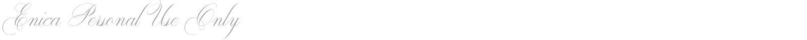 Enica font preview